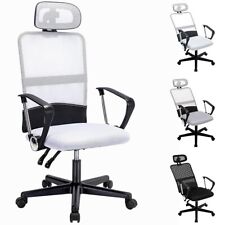 Bürostuhl Ergonomisch Schreibtischstuhl Drehstuhl Arbeitsstuhl WEiß wg01-wh