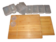 Neu - Multifunktionales Schneidbrett - Behälter & Messerschublade