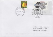 100 Jahre einheitliche deutsche Kfz-Kennzeichen, FDC ESSt Bonn 13.7.2006