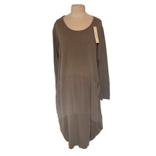 💙 Damen Midi Ballon Kleid