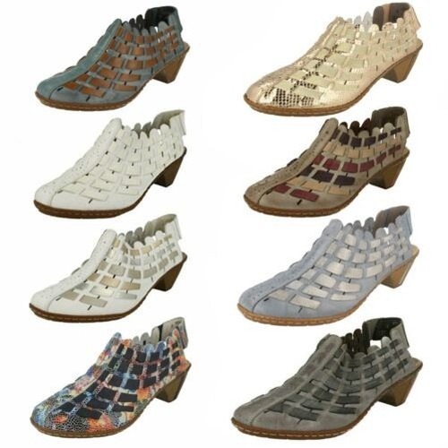Damen rieker slingback schuhe - rieker,