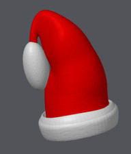 Abdeckkappe WEIHNACHTSMÜTZE Schutzkappe Anhängerkupplung  -- MIT DIEBSTAHLSCHUTZ