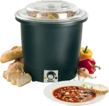 Suppentopf, 10L, schwarz von