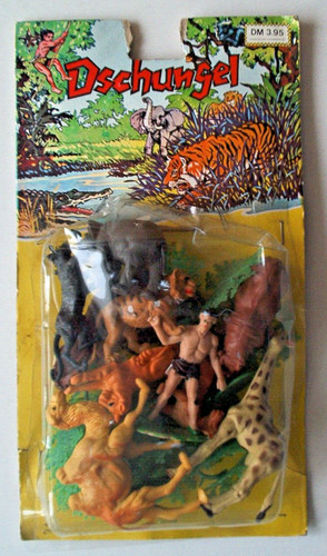 Tarzan dschungel set 1970s - dschungel,