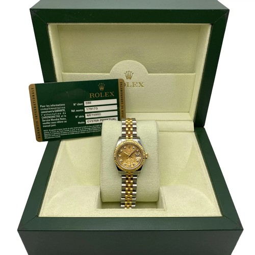 Rolex datejust 179173 damenuhr - rolex,