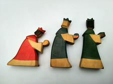 Ostheimer Krippenfiguren heilige drei Könige Holzarbeit Holz