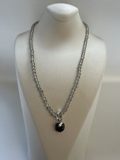 Kette edelstein mondstein grau - edelstein,