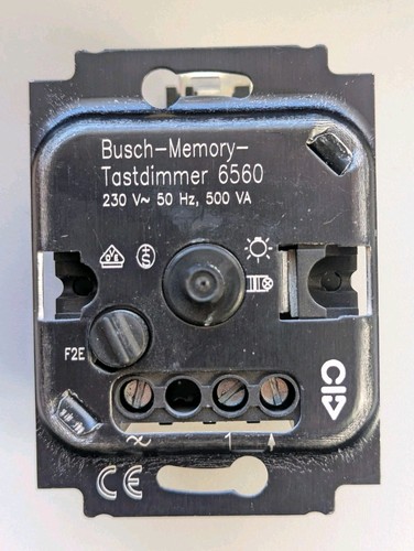 Busch jaeger 6560 memory - busch,
