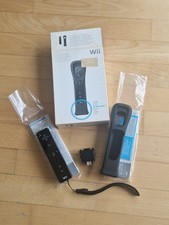 Nintendo Original Wii Remote Kontroller Fernbedienung + Hülle + Wii Motion Plus