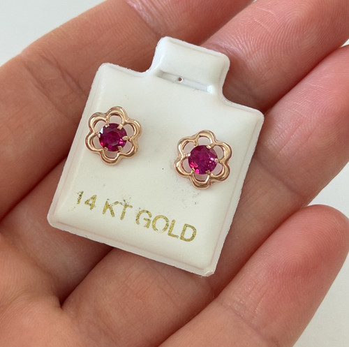 Ohrstecker karat roségold - ohrstecker, 14