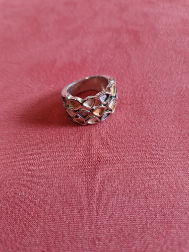 Fingerring silberfarben mit - , 18