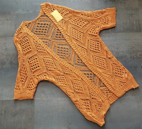 Häkel long cardigan - häkel,
