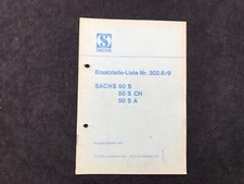 Ersatzteilliste Sachs 50 S  CH