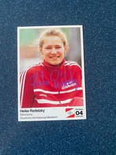 Autogrammkarte  Heike REDETZKY   Hochsprung   signiert