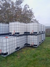 Selten!!!Top 1000l IBC's mit Kugelhahn Wasserfass Regentonne Zisterne Wassertank