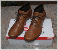 Rieker – Schnürschuhe - Halbschuhe – Warmfutter - Gr. 41 – braun – neu mit Karto
