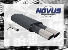 NOVUS Sportauspuff Gruppe N ESD 2x 76mm MS-Design für VW Passat 3B / 3BG
