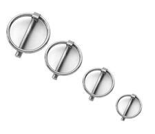 Edelstahl Klappsplint V4A 4,4 6,0 7,4 10,6 mm Ring Sicherung Stift Bolzen