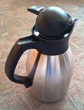 1 Helios Edelstahl-Isolierkanne Enduro Push 1,5 l - Deckel mit neuen Dichtungen