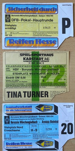 Alte tickets dfb - 3, dfb-pokal
