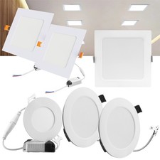 LED Panel Einbaustrahler Einbau Spots flach Einbauleucht slim Deckenleuchte 230V