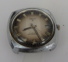 Herrenarmbanduhr Osco S Kaliber 7422/2 Stahl um 1975 (108364)