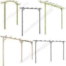 Garten Pergola Holz Rosenbogen