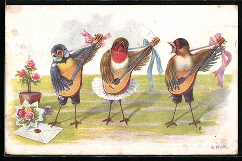 Künstler öhler vögel - Öhler:,