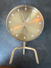 Vitra Desk Tripod Brass Clock