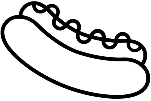 Hotdog aufkleber sticker auto - sticker,