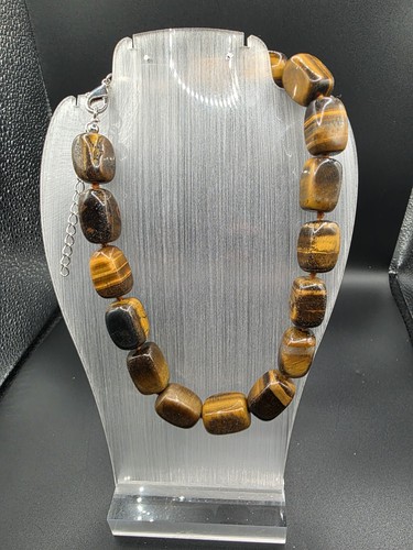 Tigerauge kette 22x18mm - kette,
