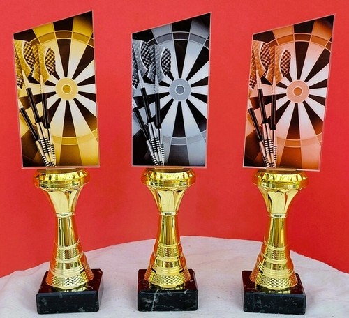 3er serie acryl pokale dart - pokale,