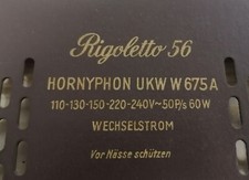 Röhrenradio Rückwand