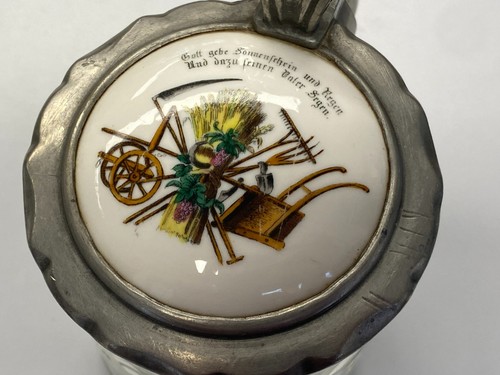 Antiker bierhumpen glas - bierhumpen,