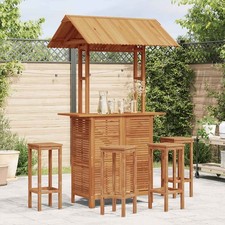 Akazie Massiv Outdoor Bartisch