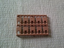 Playmobil Ritterburg 3666 3667 4300 Lückenfüller braun 10 Stück Ersatzteil NEU!