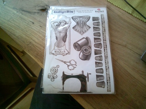 Indigoblu stempel sewing - stempel, "sewing