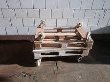 Rollbrett Schwerlast 1,2m x 0,8m  Rollen 15cm auf Europalette