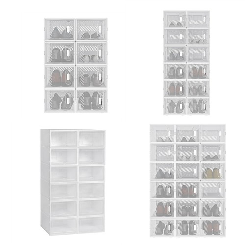 18x schuhboxen mit tür - schuhboxen,