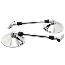 Spiegel Paar Chrom E-geprüft für Suzuki GS 125 GSF 1200 400 600 GSX VL VZ 800