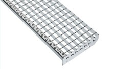 Gitterroststufen Tiefe 240mm