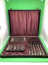 Antique set Nirosta WMF of 6