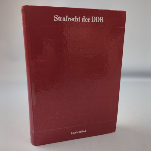 Strafrecht der ddr kommentar - strafrecht,