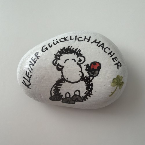 Handbemalter naturstein - handbemalter,