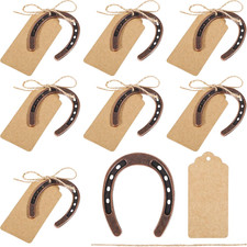 8-tlg. Hufeisen Deko Set, 6 x