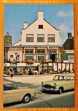Postkarte_Hotel "Zeezicht" West-Terschelling_Niederlande Nordsee Oldtimer_gut_