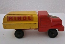 Kienel Spielzeug Holz Tankwagen Minol 12 cm lang 