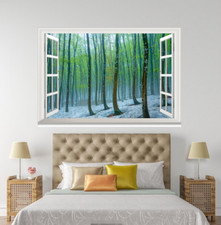 3D Wälder Schnee 576 Offen