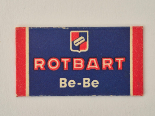 Alte rasierklinge rotbart - alte,