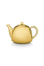 Teekanne weiß gold design - gold, i